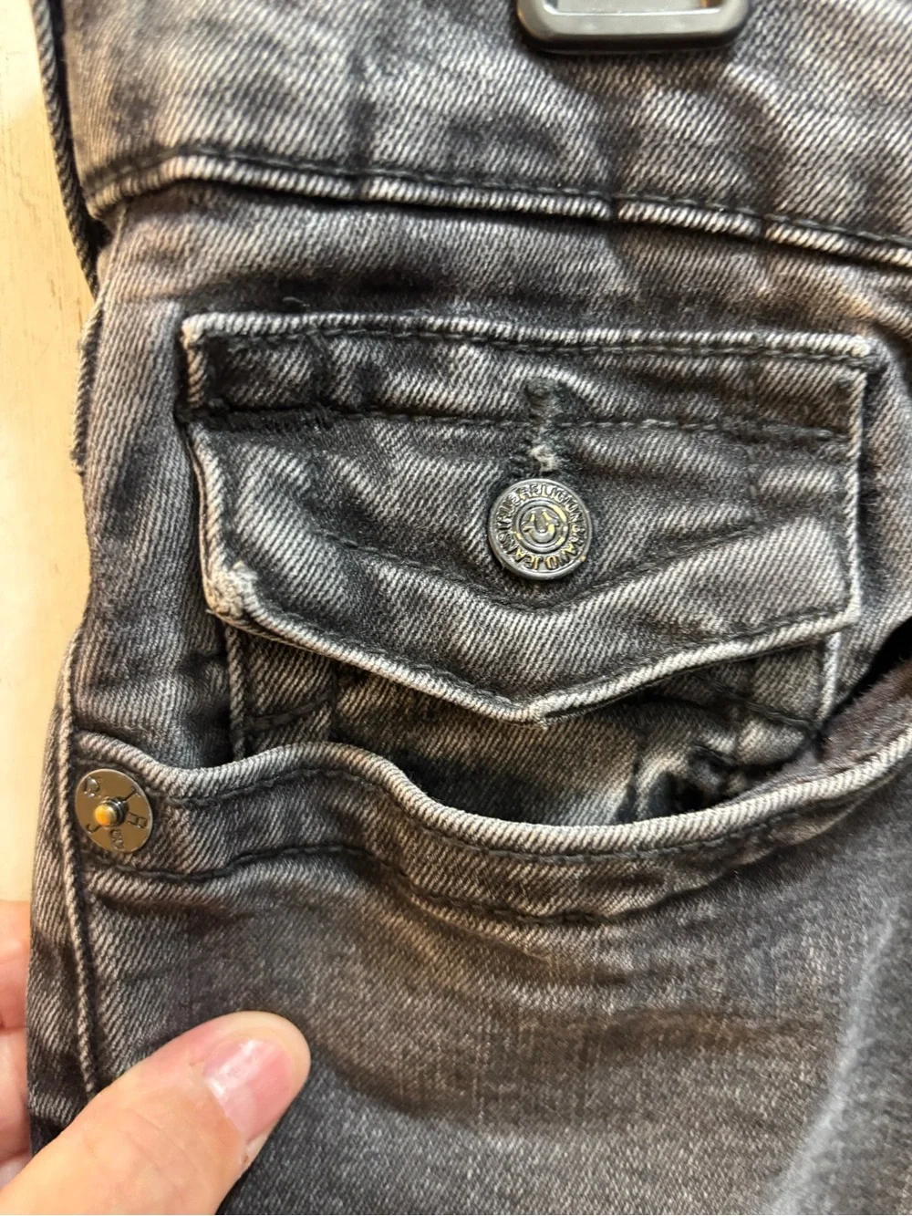 True Religion men Ricky Relaxed Straight pants